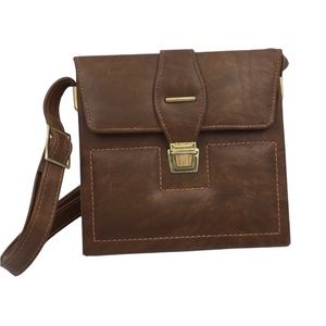 Tucky Brown Camera Faux Leather Hard Case